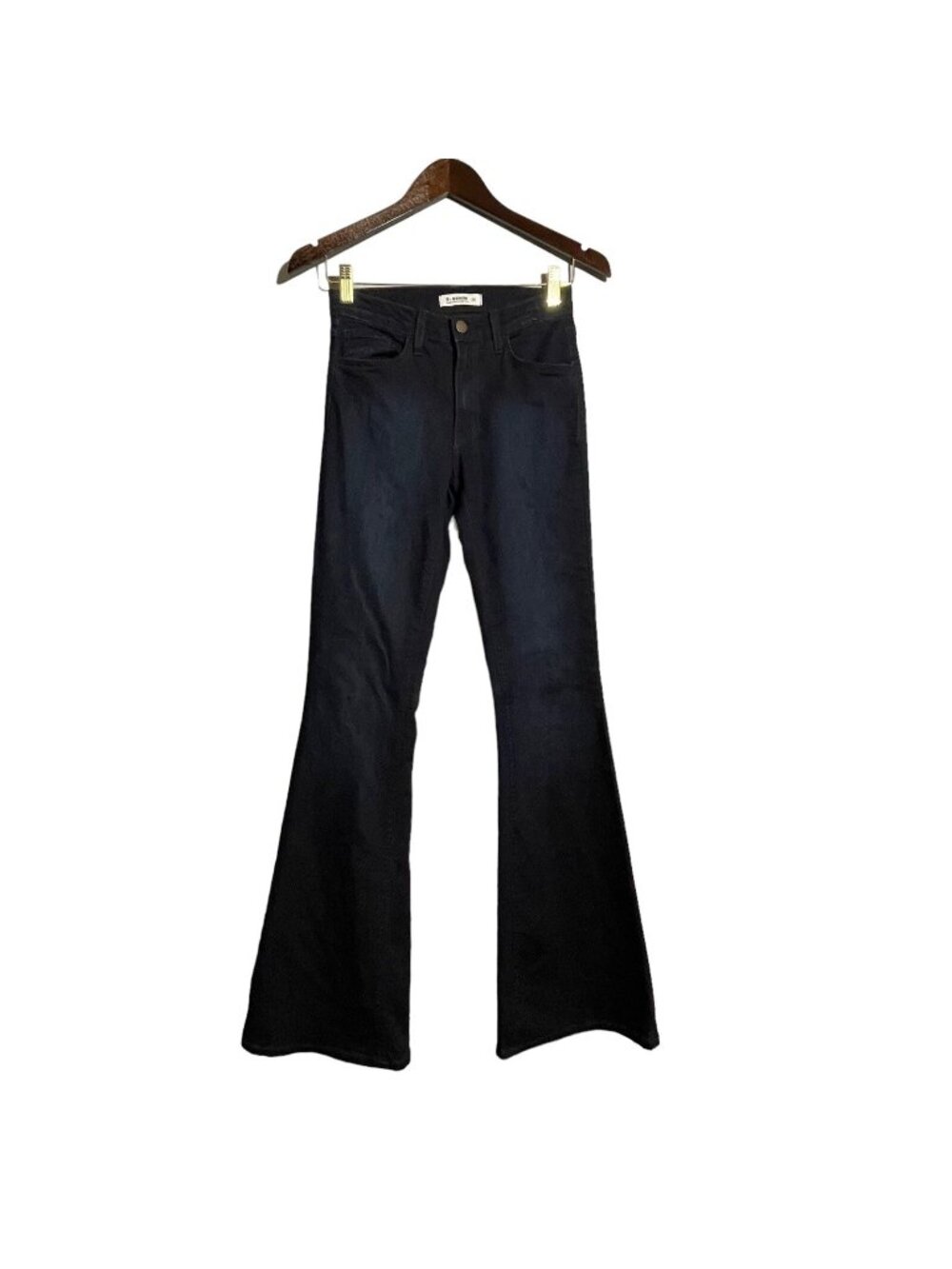 O2 Hollywood Flared Jeans Women Size 25 Wide Hippie Boho Disco Retro Bell Y2K